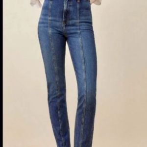 Reformation Amie Seemed High Rise Skinny Jeans Size 25